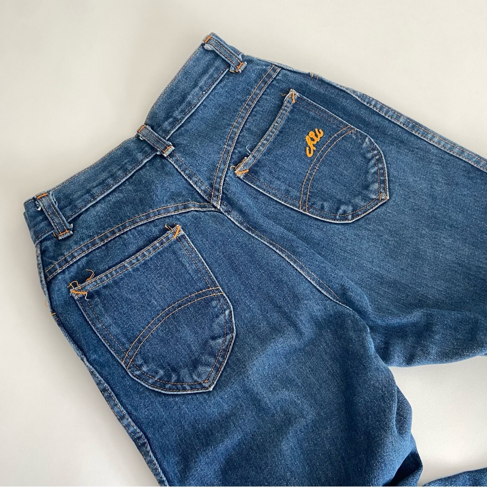 🔥👖🍑Vintage🍑👖 🔥 high rise 100% cotton bootleg jeans